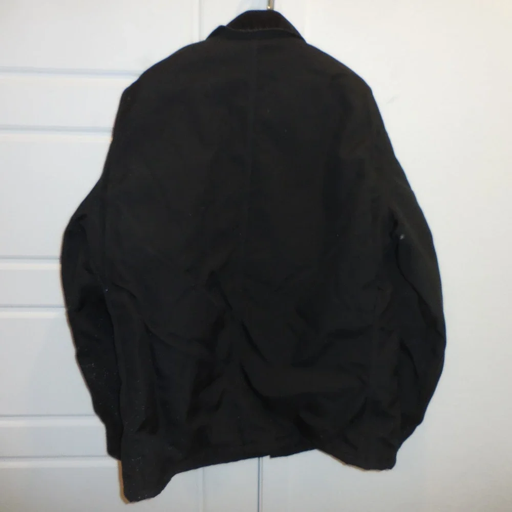 Carhartt Extremes Arctic Coat Mens Large Tall Black Cordura Nylon Jacket C55 BLK